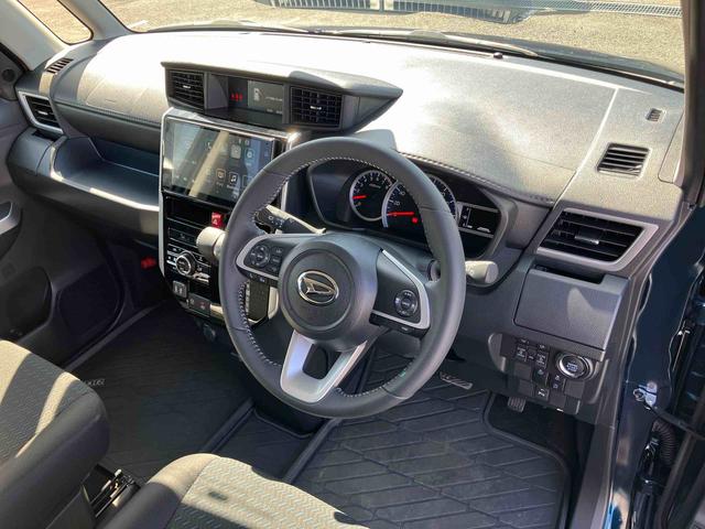 トールカスタムＧ９型ディスプレイオーディオ／ＴＶ／ＢＴ／ＵＳＢ　バックカメラ　全車速追従クルコン　ＬＥＤヘッドライト　オートライト　スマアシ　コーナーセンサー　電動駐車ブレーキ　キーフリー　革巻きステアリング　アルミ（千葉県）の中古車