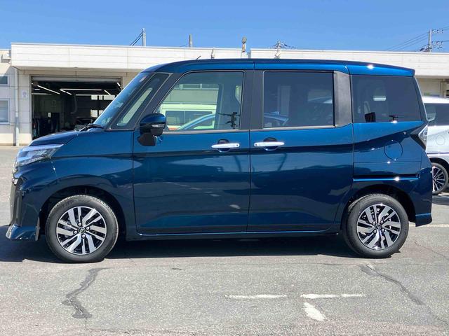 トールカスタムＧ９型ディスプレイオーディオ／ＴＶ／ＢＴ／ＵＳＢ　バックカメラ　全車速追従クルコン　ＬＥＤヘッドライト　オートライト　スマアシ　コーナーセンサー　電動駐車ブレーキ　キーフリー　革巻きステアリング　アルミ（千葉県）の中古車