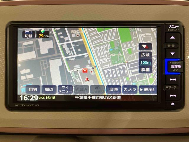 ムーヴキャンバスＧメイクアップＶＳ　ＳＡIIIパノラマカメラ連動フルセグナビ　ＵＳＢ接続　ブルートゥース対応　ＴＶナビキット　フロント．リヤドライブレコーダー連動　ＥＴＣ　置きラクボックス　運転席シートヒーター　ウインドシールドディアイサー（千葉県）の中古車