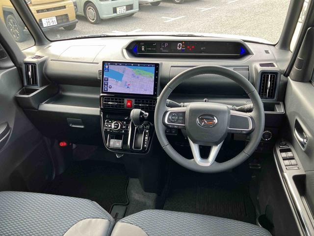 タントカスタムＲＳ１０型ナビ／ＢＴ／ＴＶ／ＤＩＳＣ／バックカメラ／ステアスイッチ　前後ドラレコ　ＥＴＣ　リモコンエンジンスタート　両側パワスラ　１５インチアルミ　ＬＥＤヘッド／フォグ　スマートキー　シートヒーター（千葉県）の中古車