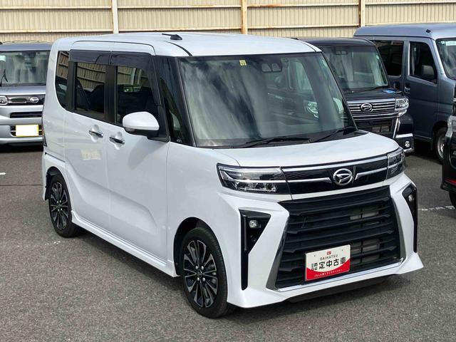 タントカスタムＲＳ１０型ナビ／ＢＴ／ＴＶ／ＤＩＳＣ／バックカメラ／ステアスイッチ　前後ドラレコ　ＥＴＣ　リモコンエンジンスタート　両側パワスラ　１５インチアルミ　ＬＥＤヘッド／フォグ　スマートキー　シートヒーター（千葉県）の中古車