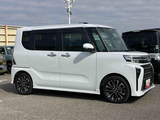 タントカスタムＲＳ１０型ナビ／ＢＴ／ＴＶ／ＤＩＳＣ／バックカメラ／ステアスイッチ　前後ドラレコ　ＥＴＣ　リモコンエンジンスタート　両側パワスラ　１５インチアルミ　ＬＥＤヘッド／フォグ　スマートキー　シートヒーター（千葉県）の中古車