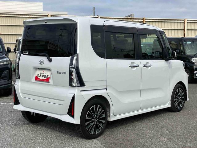 タントカスタムＲＳ１０型ナビ／ＢＴ／ＴＶ／ＤＩＳＣ／バックカメラ／ステアスイッチ　前後ドラレコ　ＥＴＣ　リモコンエンジンスタート　両側パワスラ　１５インチアルミ　ＬＥＤヘッド／フォグ　スマートキー　シートヒーター（千葉県）の中古車