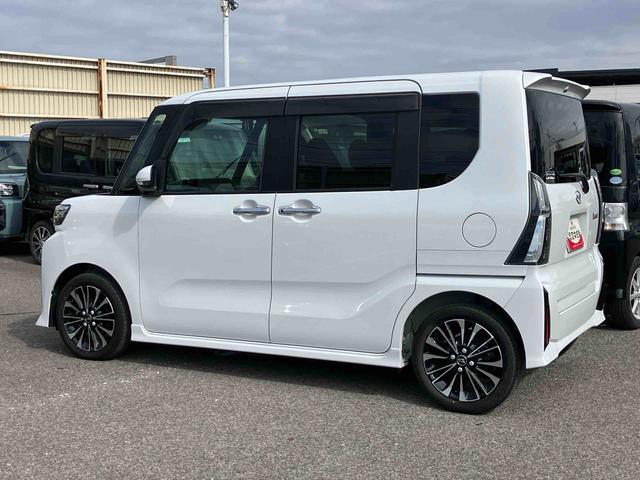 タントカスタムＲＳ１０型ナビ／ＢＴ／ＴＶ／ＤＩＳＣ／バックカメラ／ステアスイッチ　前後ドラレコ　ＥＴＣ　リモコンエンジンスタート　両側パワスラ　１５インチアルミ　ＬＥＤヘッド／フォグ　スマートキー　シートヒーター（千葉県）の中古車