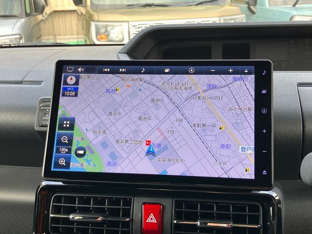 タントカスタムＲＳ１０型ナビ／ＢＴ／ＴＶ／ＤＩＳＣ／バックカメラ／ステアスイッチ　前後ドラレコ　ＥＴＣ　リモコンエンジンスタート　両側パワスラ　１５インチアルミ　ＬＥＤヘッド／フォグ　スマートキー　シートヒーター（千葉県）の中古車