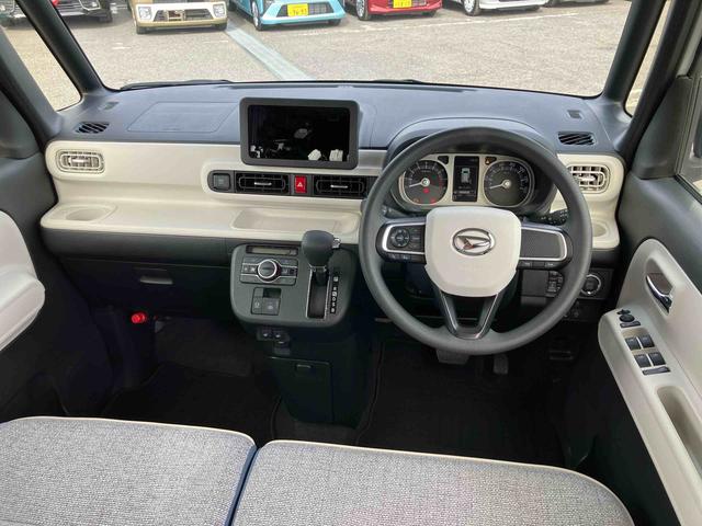 ムーヴキャンバスストライプスＧ両側電動スライドドア　ＬＥＤヘッドライト＆フォグランプ　シートヒーター　保温カップホルダー　電動駐車ブレーキ　バックカメラ　ステアリングスイッチ　置きラクＢＯＸ　コーナーセンサー　衝突被害軽減ブレーキ（千葉県）の中古車