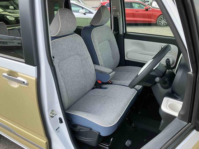 ムーヴキャンバスストライプスＧ両側電動スライドドア　ＬＥＤヘッドライト＆フォグランプ　シートヒーター　保温カップホルダー　電動駐車ブレーキ　バックカメラ　ステアリングスイッチ　置きラクＢＯＸ　コーナーセンサー　衝突被害軽減ブレーキ（千葉県）の中古車