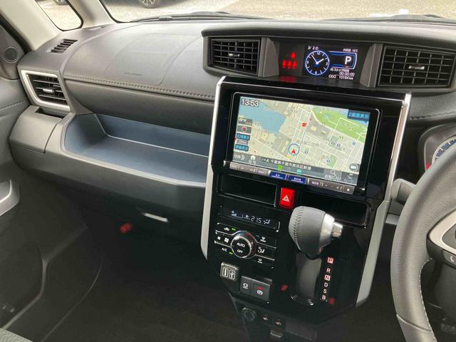 トールカスタムＧ９型ナビ／ＴＶ／ＤＶＤ／ＢＴ／ＵＳＢ　全周囲カメラ　前後ドラレコ　全車速追従クルコン　ＬＥＤヘッドライト　オートライト　オートハイビーム　スマアシ　コーナーセンサ　電動駐車ブレーキ　キーフリー　アルミ（千葉県）の中古車