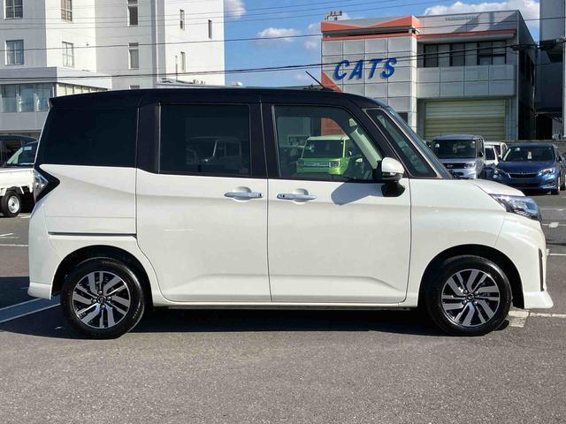 トールカスタムＧ９型ディスプレイオーディオ／ＴＶ／ＢＴ／ＵＳＢ　バックカメラ　全車速追従クルコン　ＬＥＤヘッドライト　オートライト　スマアシ　コーナーセンサー　電動駐車ブレーキ　キーフリー　革巻きステアリング　アルミ（千葉県）の中古車