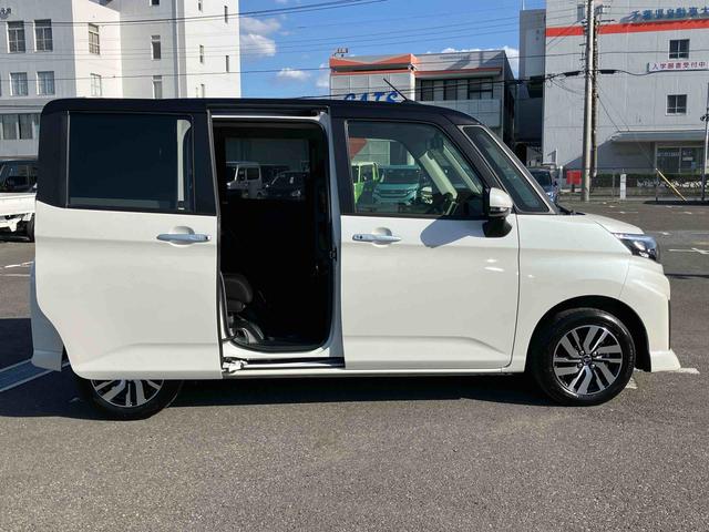 トールカスタムＧ９型ディスプレイオーディオ／ＴＶ／ＢＴ／ＵＳＢ　バックカメラ　全車速追従クルコン　ＬＥＤヘッドライト　オートライト　スマアシ　コーナーセンサー　電動駐車ブレーキ　キーフリー　革巻きステアリング　アルミ（千葉県）の中古車