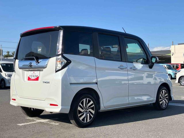 トールカスタムＧ９型ディスプレイオーディオ／ＴＶ／ＢＴ／ＵＳＢ　バックカメラ　全車速追従クルコン　ＬＥＤヘッドライト　オートライト　スマアシ　コーナーセンサー　電動駐車ブレーキ　キーフリー　革巻きステアリング　アルミ（千葉県）の中古車