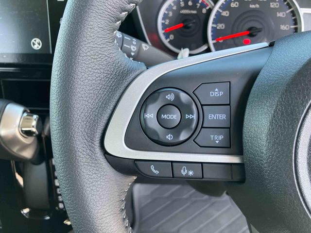 トールカスタムＧ９型ディスプレイオーディオ／ＴＶ／ＢＴ／ＵＳＢ　バックカメラ　全車速追従クルコン　ＬＥＤヘッドライト　オートライト　スマアシ　コーナーセンサー　電動駐車ブレーキ　キーフリー　革巻きステアリング　アルミ（千葉県）の中古車