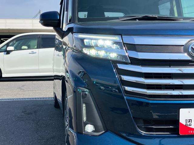 トールカスタムＧ９型ナビ／ＴＶ／ＤＶＤ／ＢＴ／ＵＳＢ　バックカメラ　全車速追従クルコン　ＬＥＤヘッドライト　オートライト　オートハイビーム　ＡＤＢ　スマアシ　前後コーナーセンサー　電動駐車ブレーキ　キーフリー　アルミ（千葉県）の中古車