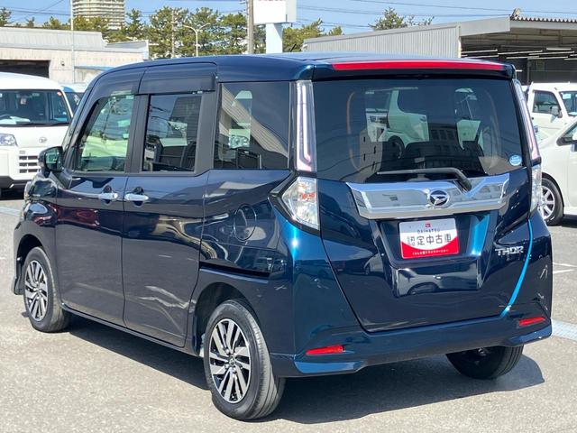 トールカスタムＧ９型ナビ／ＴＶ／ＤＶＤ／ＢＴ／ＵＳＢ　バックカメラ　全車速追従クルコン　ＬＥＤヘッドライト　オートライト　オートハイビーム　ＡＤＢ　スマアシ　前後コーナーセンサー　電動駐車ブレーキ　キーフリー　アルミ（千葉県）の中古車