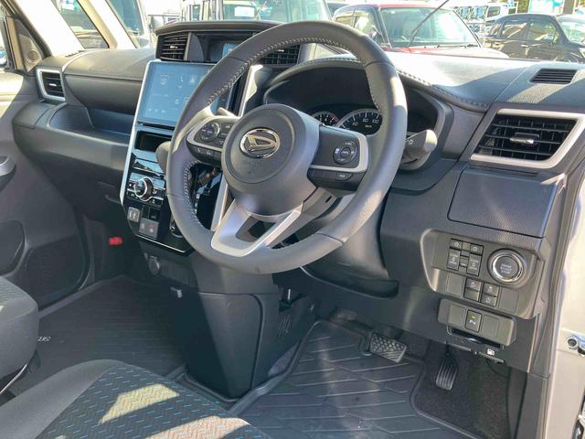 トールカスタムＧ９型ディスプレイオーディオ／ＴＶ／ＢＴ／ＵＳＢ　バックカメラ　全車速追従クルコン　ＬＥＤヘッドライト　オートライト　ＡＤＢ　革巻きハンドル　スマアシ　前後コーナーセンサ　電動駐車ブレーキ　キーフリー（千葉県）の中古車