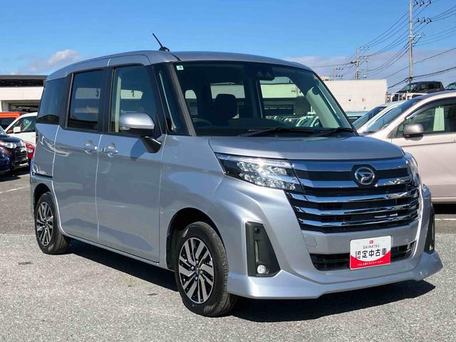 トールカスタムＧ９型ディスプレイオーディオ／ＴＶ／ＢＴ／ＵＳＢ　バックカメラ　全車速追従クルコン　ＬＥＤヘッドライト　オートライト　ＡＤＢ　革巻きハンドル　スマアシ　前後コーナーセンサ　電動駐車ブレーキ　キーフリー（千葉県）の中古車