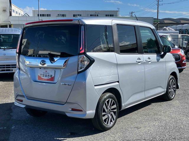 トールカスタムＧ９型ディスプレイオーディオ／ＴＶ／ＢＴ／ＵＳＢ　バックカメラ　全車速追従クルコン　ＬＥＤヘッドライト　オートライト　ＡＤＢ　革巻きハンドル　スマアシ　前後コーナーセンサ　電動駐車ブレーキ　キーフリー（千葉県）の中古車