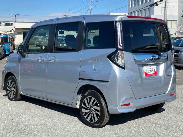 トールカスタムＧ９型ディスプレイオーディオ／ＴＶ／ＢＴ／ＵＳＢ　バックカメラ　全車速追従クルコン　ＬＥＤヘッドライト　オートライト　ＡＤＢ　革巻きハンドル　スマアシ　前後コーナーセンサ　電動駐車ブレーキ　キーフリー（千葉県）の中古車