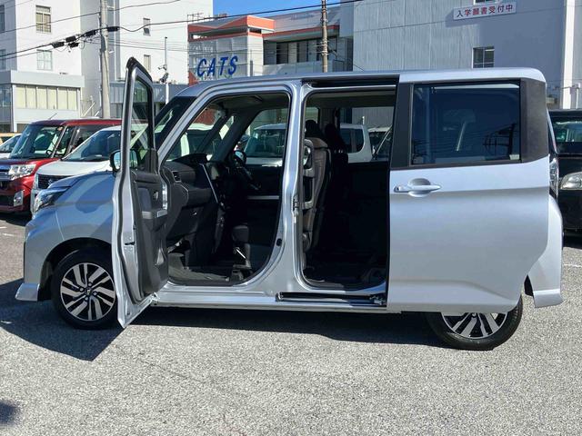 トールカスタムＧ９型ディスプレイオーディオ／ＴＶ／ＢＴ／ＵＳＢ　バックカメラ　全車速追従クルコン　ＬＥＤヘッドライト　オートライト　ＡＤＢ　革巻きハンドル　スマアシ　前後コーナーセンサ　電動駐車ブレーキ　キーフリー（千葉県）の中古車