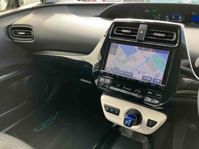 プリウスSセーフティプラスハイブリッド HDU ナビ/地デジ/BT/DVD バックカメラ ETC ドラレコ 全車速追従クルコン LEDヘッドライト オートライト オートハイビーム 衝突被害軽減ブレーキ 前後クリアランスセンサー(千葉県)の中古車