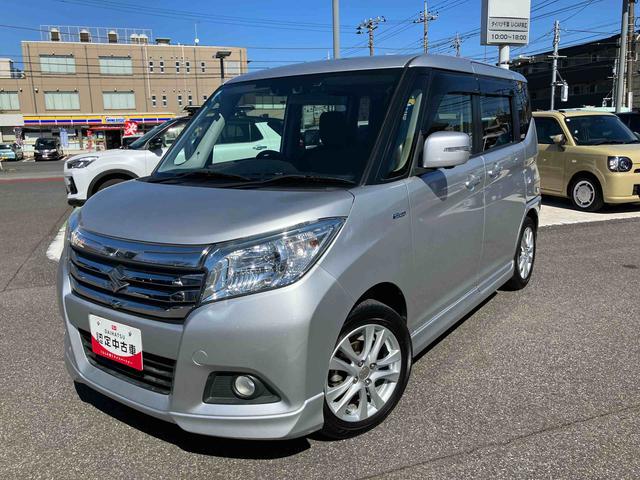 ソリオハイブリッドＭＺＳＤナビゲーション　ＣＤ　ＤＶＤ　パノラマカメラ　ドライブレコーダー　ＥＴＣ車載器　衝突回避支援ブレーキ　横滑り防止装置　アイドリングストップ　両側電動スライドドア　プッシュボタンスタート（千葉県）の中古車