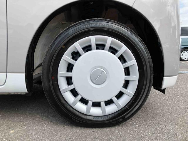 ムーヴキャンバスストライプスＧナビ／ＢＴ／ＴＶ／ＤＩＳＣ／バックカメラ／ステアリングスイッチ　両側パワスラ　ＬＥＤヘッド／フォグランプ　シートヒーター　保温カップホルダー　電動駐車ブレーキ　置きラクＢＯＸ　衝突被害軽減ブレーキ（千葉県）の中古車