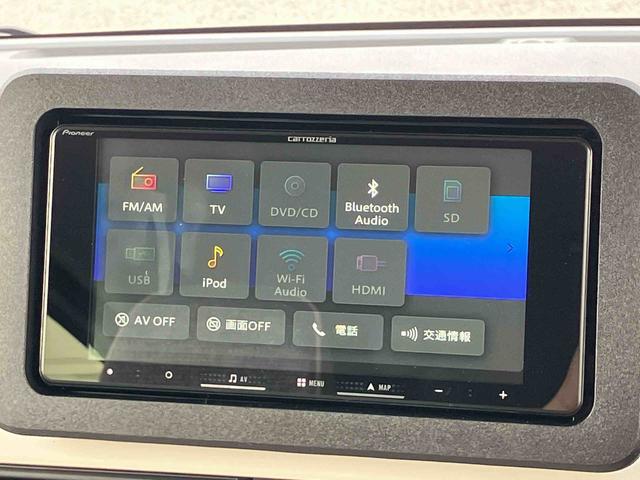 ムーヴキャンバスストライプスＧナビ／ＢＴ／ＴＶ／ＤＩＳＣ／バックカメラ／ステアリングスイッチ　両側パワスラ　ＬＥＤヘッド／フォグランプ　シートヒーター　保温カップホルダー　電動駐車ブレーキ　置きラクＢＯＸ　衝突被害軽減ブレーキ（千葉県）の中古車