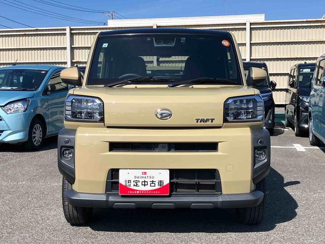 タフトＧ９型ナビ／ＢＴ／ＴＶ／ＤＩＳＣ／Ｂカメラ／ステアＳＷ　前後ドラレコ　ＥＴＣ　ガラスルーフ　ルーフレール　１５インチアルミ　ＬＥＤヘッド／フォグ　シートヒーター　電動駐車ブレーキ　衝突被害軽減ブレーキ（千葉県）の中古車