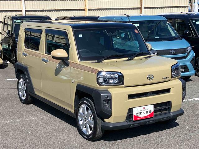 タフトＧ９型ナビ／ＢＴ／ＴＶ／ＤＩＳＣ／Ｂカメラ／ステアＳＷ　前後ドラレコ　ＥＴＣ　ガラスルーフ　ルーフレール　１５インチアルミ　ＬＥＤヘッド／フォグ　シートヒーター　電動駐車ブレーキ　衝突被害軽減ブレーキ（千葉県）の中古車