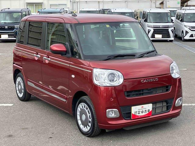 ムーヴキャンバスセオリーＧナビ／ＢＴ／ＴＶ／ＤＩＳＣ／バックカメラ／ステアスイッチ　前後ドラレコ　ＥＴＣ　両側パワスラ　ＬＥＤヘッド／フォグランプ　シートヒーター　保温カップホルダー　置きラクＢＯＸ　衝突被害軽減ブレーキ（千葉県）の中古車