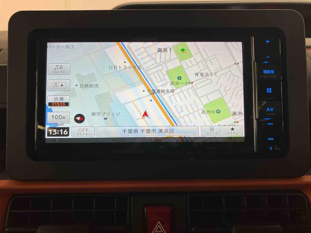 タントファンクロスバックカメラ連動フルセグナビ　ビルトインＥＴＣ　前後コーナーセンサー　前席シートヒーター　オートブレーキホールド付き電動パーキング　右側リヤトリムＵＳＢチャージャー　上下２段調整式デッキボード（千葉県）の中古車