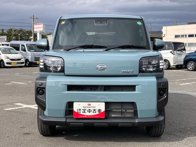 タフトXナビ/BT/TV/DISC/バックカメラ 前後ドラレコ ガラスルーフ LEDヘッドライト スマートキー 電動駐車ブレーキ オート格納式ドアミラー オートライト コーナーセンサー 衝突被害軽減ブレーキ(千葉県)の中古車