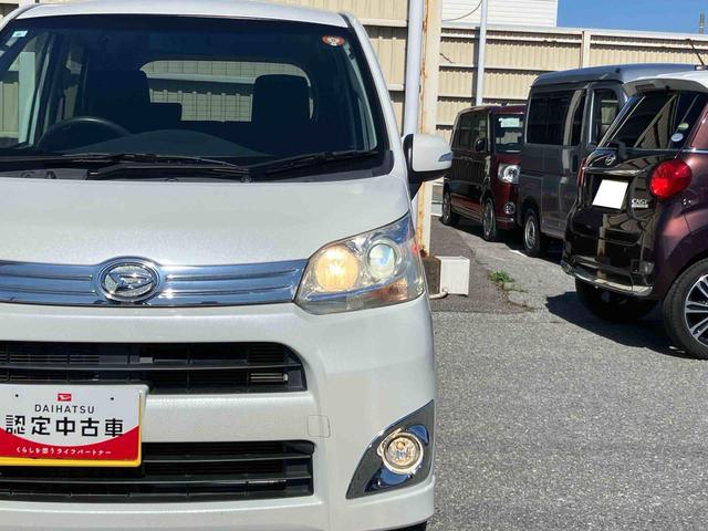 ムーヴカスタム　Ｇバックカメラ連動ワンセグナビ　ＴＶナビキット　ＥＴＣ　オーバーヘッドコンソール　照明．バニティーミラー付き左右サンバイザー　プッシュエンジンスタート　キーフリーシステム　アイドリングストップ（千葉県）の中古車