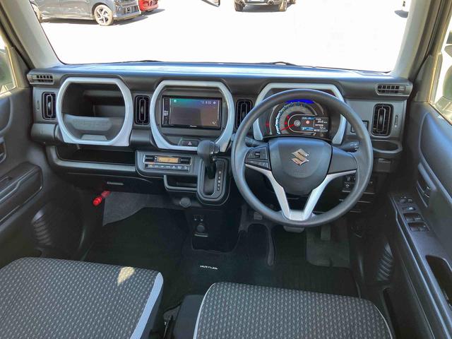 ハスラーハイブリッドＧＣＤ／ＤＶＤ／ＢＴ／バックカメラ／ステアリングスイッチ　ＥＴＣ　プッシュボタンスターター　シートヒーター　電動格納ドアミラー　運転席シートリフター　オートエアコン　横滑り防止装置　衝突被害軽減ブレーキ（千葉県）の中古車