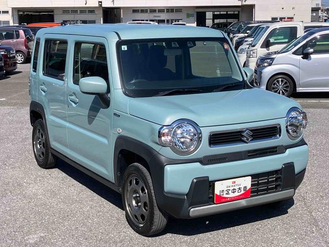 ハスラーハイブリッドＧＣＤ／ＤＶＤ／ＢＴ／バックカメラ／ステアリングスイッチ　ＥＴＣ　プッシュボタンスターター　シートヒーター　電動格納ドアミラー　運転席シートリフター　オートエアコン　横滑り防止装置　衝突被害軽減ブレーキ（千葉県）の中古車