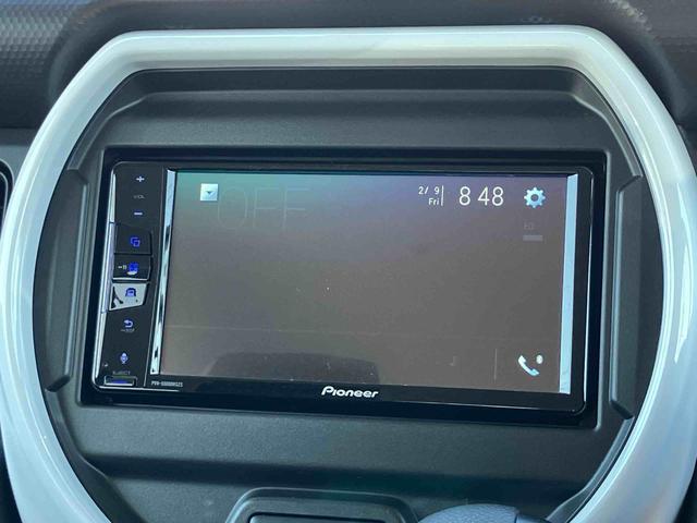 ハスラーハイブリッドＧＣＤ／ＤＶＤ／ＢＴ／バックカメラ／ステアリングスイッチ　ＥＴＣ　プッシュボタンスターター　シートヒーター　電動格納ドアミラー　運転席シートリフター　オートエアコン　横滑り防止装置　衝突被害軽減ブレーキ（千葉県）の中古車