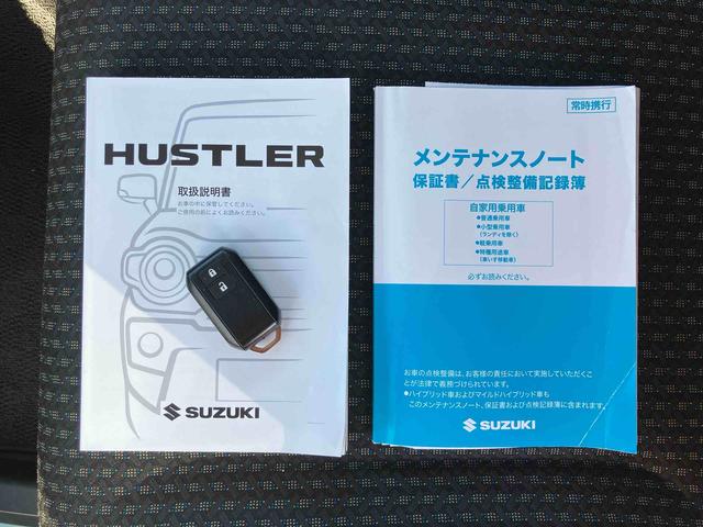 ハスラーハイブリッドＧＣＤ／ＤＶＤ／ＢＴ／バックカメラ／ステアリングスイッチ　ＥＴＣ　プッシュボタンスターター　シートヒーター　電動格納ドアミラー　運転席シートリフター　オートエアコン　横滑り防止装置　衝突被害軽減ブレーキ（千葉県）の中古車