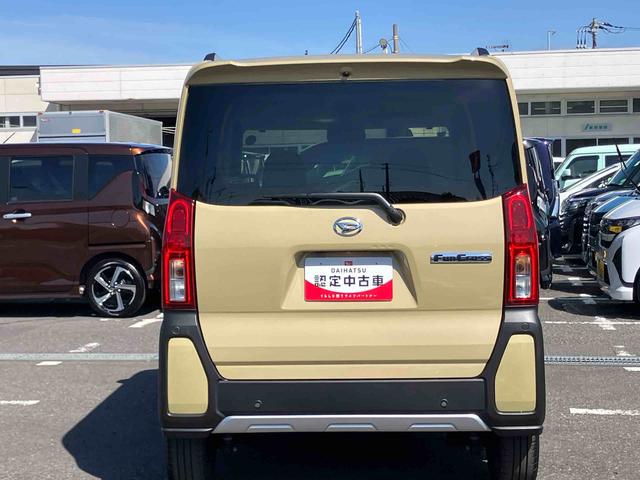 タントファンクロスターボターボ　バックカメラ　ルーフレール　両側電動スライドドア　ＬＥＤヘッドライト　オートライト　シートヒーター　スマアシ　前後コーナーセンサー　電動駐車ブレーキ　キーフリー　盗難防止警報　アルミホイール（千葉県）の中古車