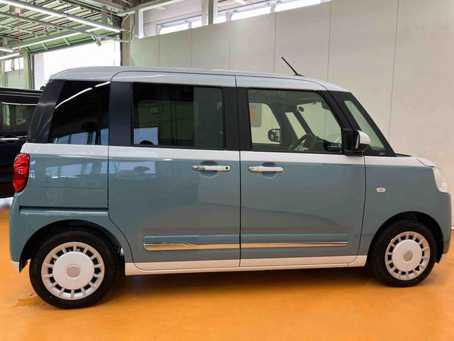 ムーヴキャンバスストライプスG衝突回避支援 横滑り防止装置 両側電動スライドドア 前後コーナーセンサー 置きラクボックス ホットカップホルダー 前席シートヒーター オートブレーキホールド付き電動パーキング アイドリングストップ(千葉県)の中古車