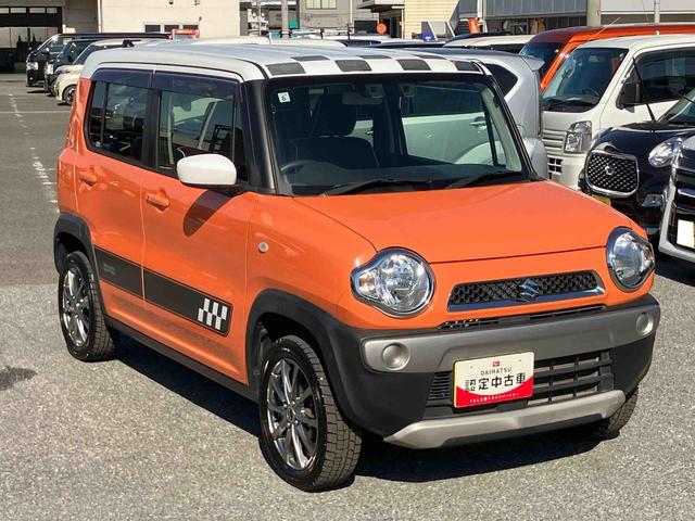 ハスラーＧナビ／ＢＴ／ＴＶ／ＣＤ／ＤＶＤ　社外１５インチアルミホイール　プッシュボタンスターター　シートヒーター　電動格納ドアミラー　オートエアコン　運転席シートリフター　横滑り防止装置　衝突被害軽減ブレーキ（千葉県）の中古車