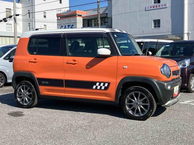 ハスラーＧナビ／ＢＴ／ＴＶ／ＣＤ／ＤＶＤ　社外１５インチアルミホイール　プッシュボタンスターター　シートヒーター　電動格納ドアミラー　オートエアコン　運転席シートリフター　横滑り防止装置　衝突被害軽減ブレーキ（千葉県）の中古車