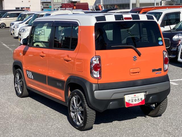 ハスラーＧナビ／ＢＴ／ＴＶ／ＣＤ／ＤＶＤ　社外１５インチアルミホイール　プッシュボタンスターター　シートヒーター　電動格納ドアミラー　オートエアコン　運転席シートリフター　横滑り防止装置　衝突被害軽減ブレーキ（千葉県）の中古車