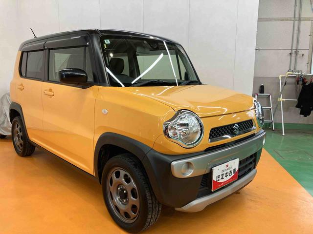 ハスラーＧ８インチフルセグナビ　ブルートゥース対応　ＵＳＢ接続　ビルトインＥＴＣ　前席シートヒーター　アイドリングストップ　プッシュエンジンスタートキーフリーシステム　助手席シートアンダーボックス（千葉県）の中古車