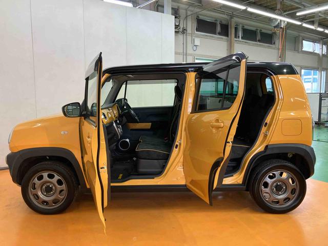 ハスラーＧ８インチフルセグナビ　ブルートゥース対応　ＵＳＢ接続　ビルトインＥＴＣ　前席シートヒーター　アイドリングストップ　プッシュエンジンスタートキーフリーシステム　助手席シートアンダーボックス（千葉県）の中古車