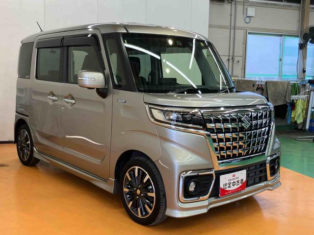 スペーシアカスタムハイブリッドＸＳターボ全周囲カメラ連動フルセグナビ　ＵＳＢ接続　ブルートゥース対応　ビルトインＥＴＣ　フロント．リヤ２カメラドライブレコーダー　ヘッドアップディスプレイ　リヤシーリングファン　助手席シートアンダーボックス（千葉県）の中古車