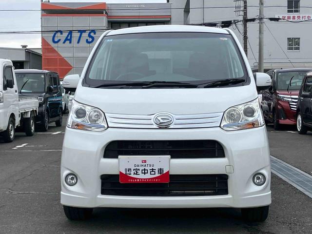 ムーヴカスタム RSターボ MOMO製革巻きステアリング CD/AM・FMラジオ/USB/BT AUX接続 HIDヘッドライト オートライト トップシェイドガラス キーフリーシステム 盗難防止警報 イモビライザー アルミ(千葉県)の中古車