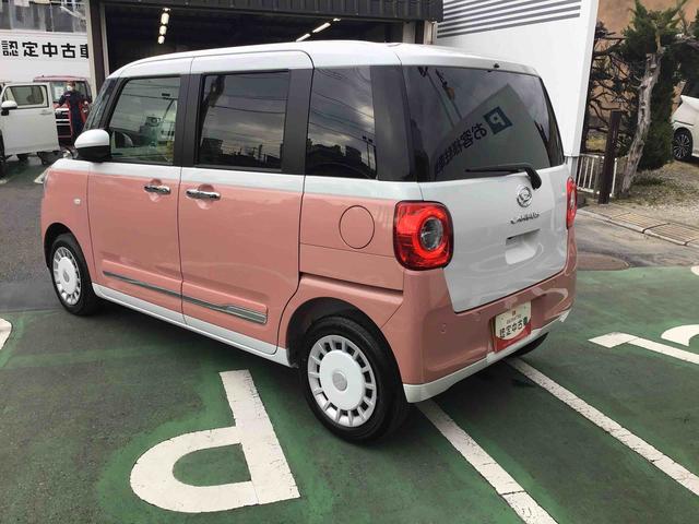 ムーヴキャンバスストライプスＧターボＬＥＤヘッドライト・ＬＥＤフォグランプ・両側電動パワースライドドア・シートヒーター付き（千葉県）の中古車