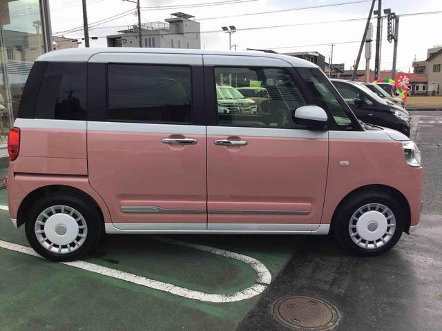 ムーヴキャンバスストライプスＧターボＬＥＤヘッドライト・ＬＥＤフォグランプ・両側電動パワースライドドア・シートヒーター付き（千葉県）の中古車