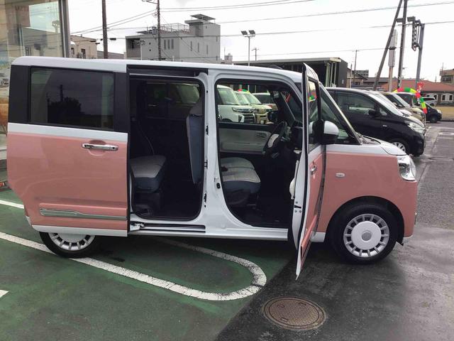 ムーヴキャンバスストライプスＧターボＬＥＤヘッドライト・ＬＥＤフォグランプ・両側電動パワースライドドア・シートヒーター付き（千葉県）の中古車