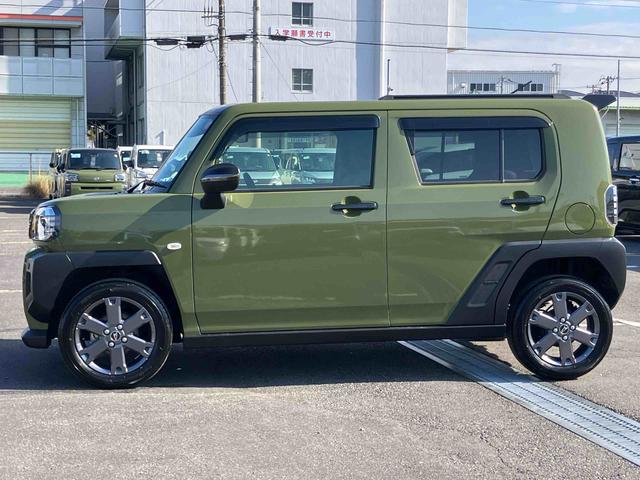 タフトＧターボ　ダーククロムベンチャーターボ　ガラスルーフ　ルーフレール　ナビ／ＴＶ／ＤＶＤ／ＢＴ／ＵＳＢ　全周囲カメラ　リモコンエンジンスターター　ＬＥＤヘッドランプ　オートライト　シートヒーター　コ−ナ−センサー　キーフリー（千葉県）の中古車